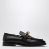 Bottega Veneta Astaire Metallic Knot Leather Loafers In Black