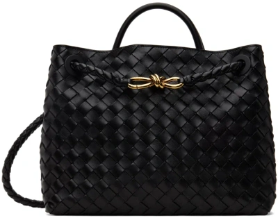 Bottega Veneta Black Medium Andiamo Bag