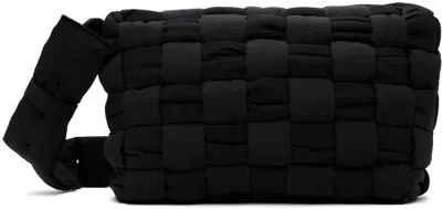 Bottega Veneta Black Medium Cassette Bag In 8803-black-silver