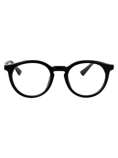 Bottega Veneta Black Metal Optical Glasses