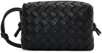 Bottega Veneta Loop Intrecciato Leather Crossbody Bag In Space