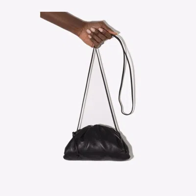 Bottega Veneta Black Mini Pouch Leather Clutch Bag