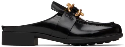 BOTTEGA VENETA BLACK MONSIEUR LOAFERS