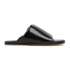 Bottega Veneta Black Nappa Leather Cushion Slipper