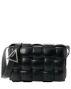 Bottega Veneta Black Nappa Maxi Intreccio Leather Padded Cassette Crossbody  Bag (authentic Pre-love