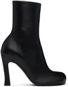 Bottega Veneta Nico Ankle Boots In Smooth Leather In 1000 Black
