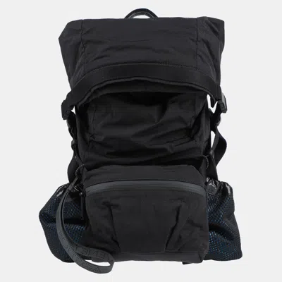 Pre-owned Bottega Veneta Black Nylon Backpack