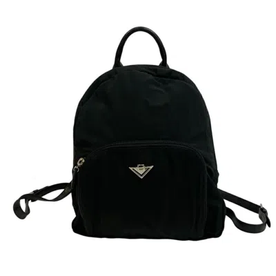 Pre-owned Bottega Veneta Black Nylon Backpack ()
