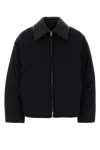 Bottega Veneta Black Nylon Down Jacket In Black