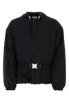 Bottega Veneta Hooded Jacket Featuring Drawstring Accents In Black