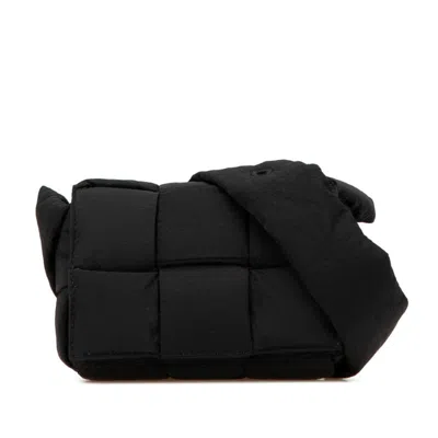 Pre-owned Bottega Veneta Black Nylon Shoulder Bag ()