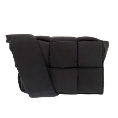 Pre-owned Bottega Veneta Black Nylon Shoulder Bag ()