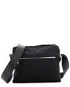 Bottega Veneta Black Nylon Snap Button Messenger Bag (authentic Pre-loved) In Black