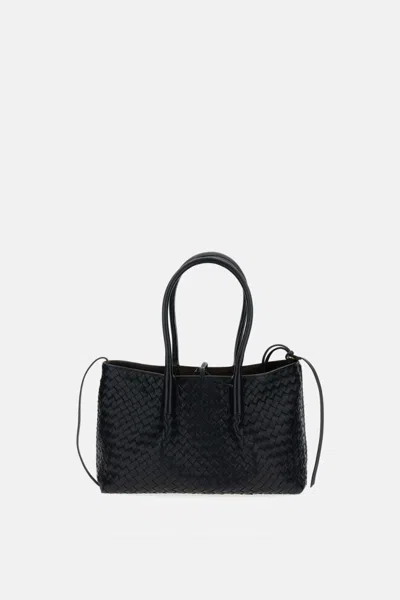 Bottega Veneta Black Pinacoteca Reversible Medium Tote