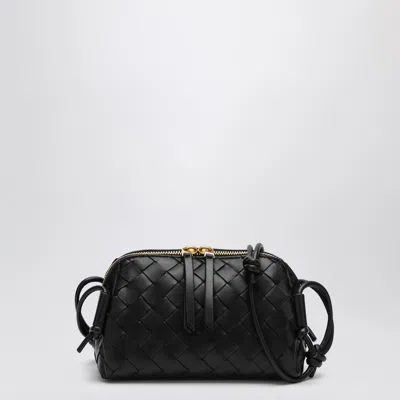 Bottega Veneta Black Plaited Concert Clutch Bag