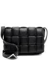 Bottega Veneta Black Puffed Leather Cassette Crossbody (authentic Pre-loved)