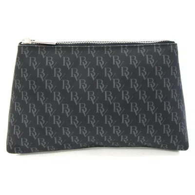 Pre-owned Bottega Veneta Black Pvc Clutch Bag Pouch ()