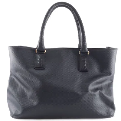 Pre-owned Bottega Veneta Black Pvc Leather Tote Bag ()