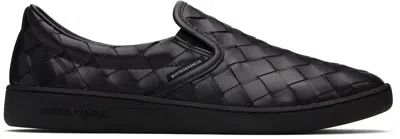 BOTTEGA VENETA BLACK SAWYER SNEAKERS
