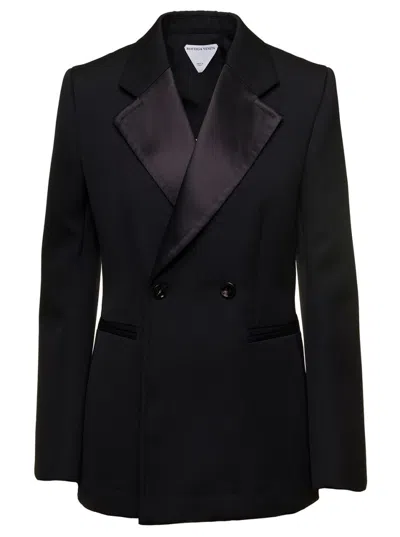 Bottega Veneta Black Single Breasted Blazer