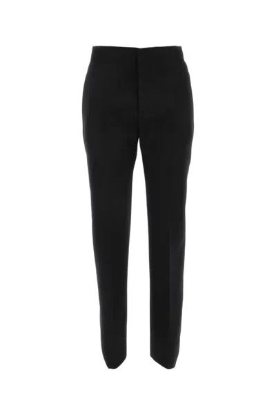 BOTTEGA VENETA BLACK SLINT FIT PANT