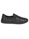 BOTTEGA VENETA BLACK SLIP ON SNEAKERS