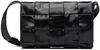 Bottega Veneta Black Small Cassette Messenger Bag In 8803 Blacksilver