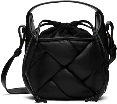 Bottega Veneta Black Small Helmet Bag