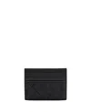 Bottega Veneta Black Card-holder With Intreccio Motif In Leather Woman In Black