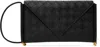 Bottega Veneta Womens Fondant-m Brass Intrecciato-leather Cross-body Bag In 1019 Black-m Brass