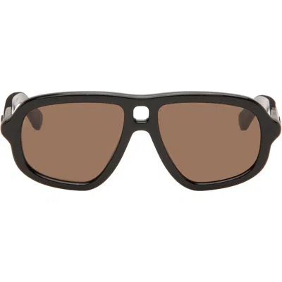 Bottega Veneta Sophia Ribbon Aviator Sunglasses In Brown