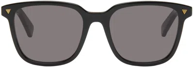Bottega Veneta Black Square Sunglasses In 001 Black