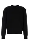 Bottega Veneta Maglione In Misto Lana Stretch Nera Uomo