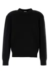 Bottega Veneta Maglione In Misto Lana Stretch Nera Uomo In Black
