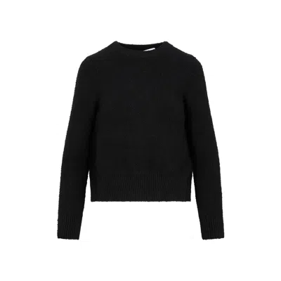 Bottega Veneta Black Terry Fabric Sweater