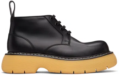 Bottega Veneta Bottines Bounce En Cuir De Veau In Black