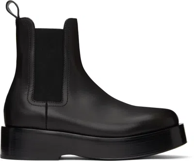 Bottega Veneta Torino Chelsea Ankle Boot In Black