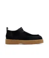 Bottega Veneta Black Torino Lace-up Derbys In Black