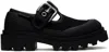Bottega Veneta Pin Button Adjustable Loafers In 1000 Black