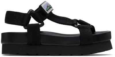 Bottega Veneta Black Trip Sandals In 1000 Black