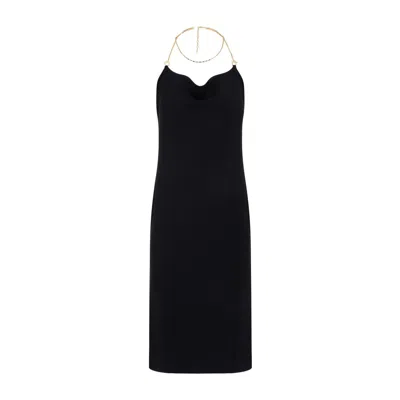 Bottega Veneta Black Viscose Blend Dress