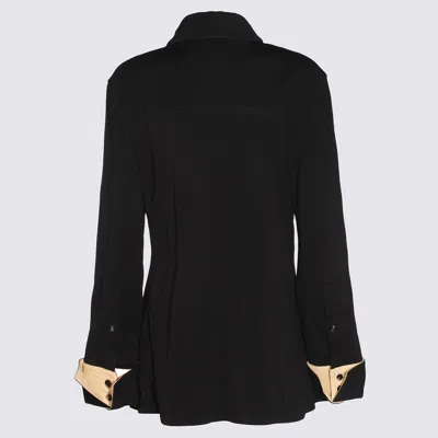 Bottega Veneta Black Viscose Shirt