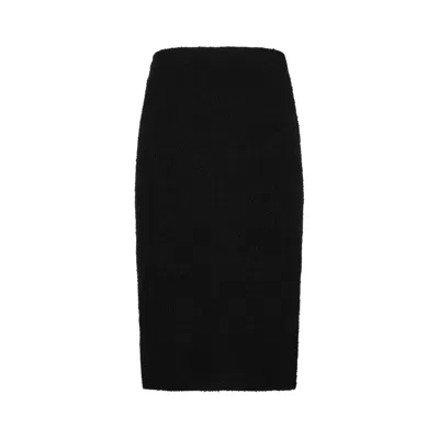 Bottega Veneta Black Viscose Skirt