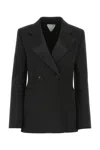 Bottega Veneta Compact Wool Two-button Blazer Jacket