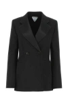 Bottega Veneta Compact Wool Two-button Blazer Jacket