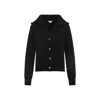 Bottega Veneta Wool Cardigan In Black
