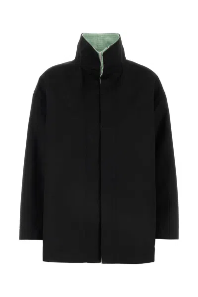 Bottega Veneta Giubbino In Lana Nera Donna In Black