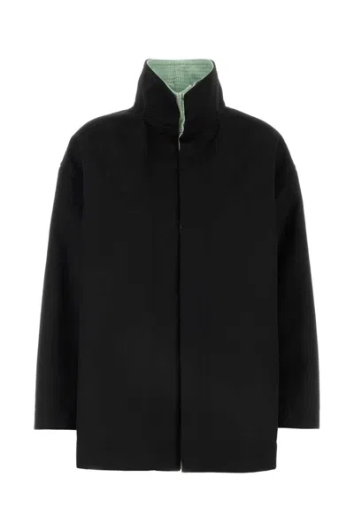 BOTTEGA VENETA BLACK WOOL JACKET