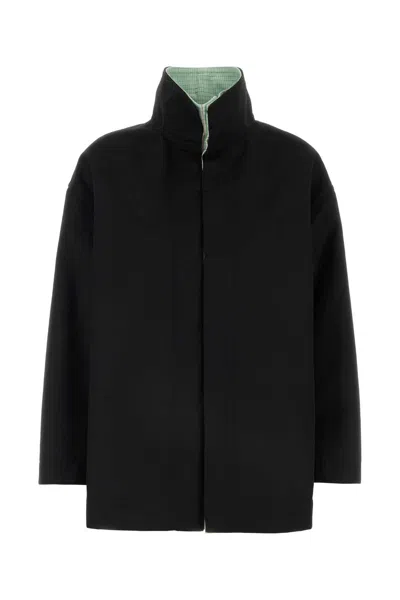 BOTTEGA VENETA BLACK WOOL JACKET