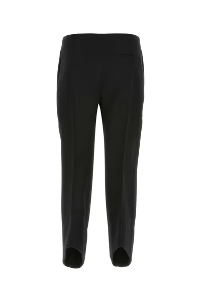 Bottega Veneta Black Wool Pant In 1000